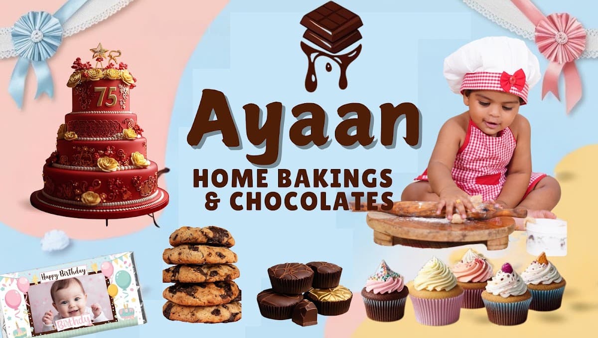Ayaan’s Homemade Bakes & Chocolates — photo by Ayaan’s Homemade Bakes & Chocolates