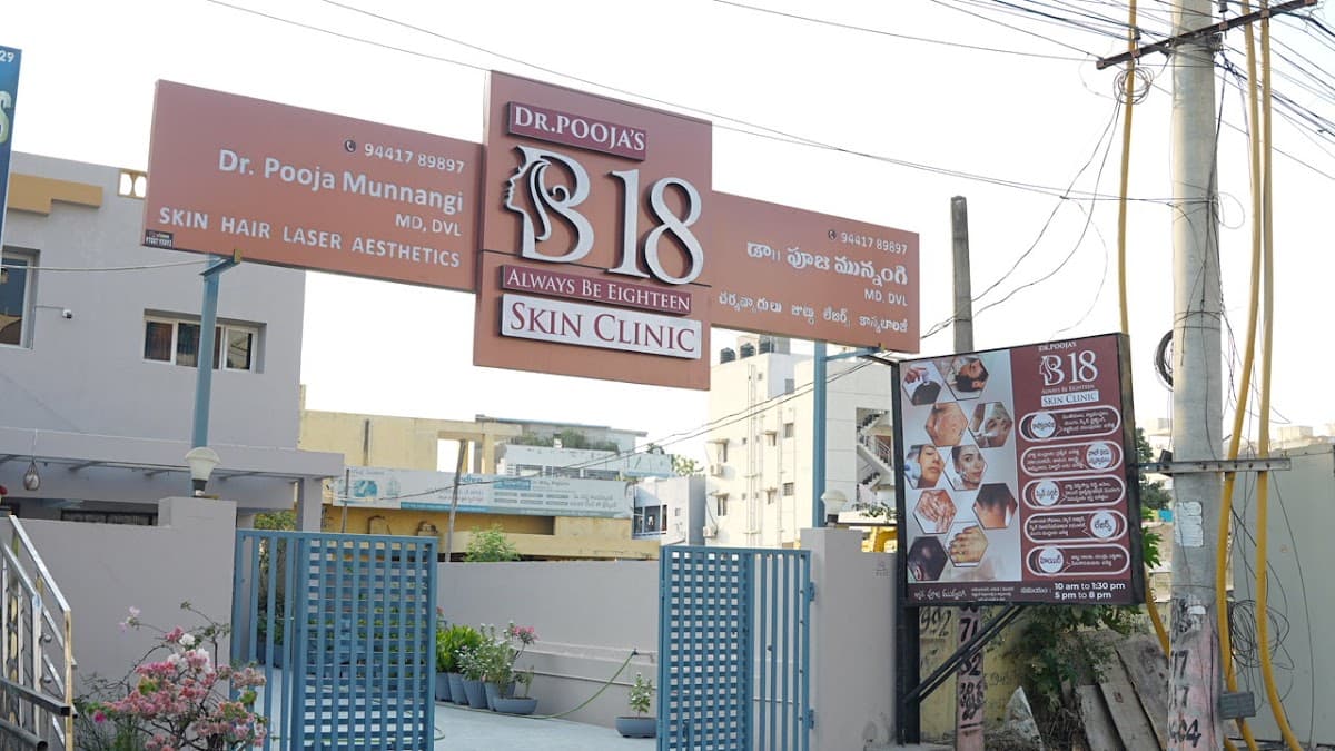Dr.Pooja's B18 Skin Clinic | Best Dermatologist in Guntur | Cosmetology | Trichologist | Anti Aging | Skin Doctor Guntur — photo by Dr.Pooja's B18 Skin Clinic | Best Dermatologist in Guntur | Cosmetology | Trichologist | Anti Aging | Skin Doctor Guntur