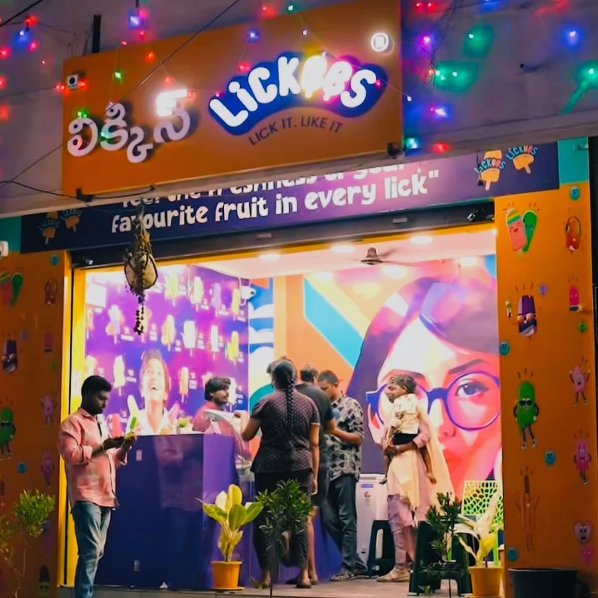 Lickees ice Cream - Guntur — photo by Lickees ice Cream - Guntur