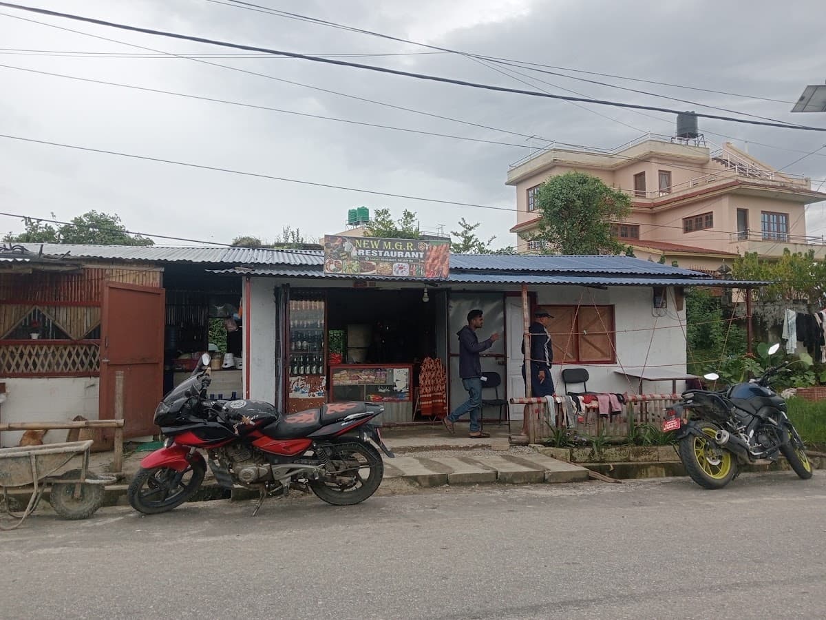 New MGR Restaurant and sekuwa cornar — photo by Aayush Magar