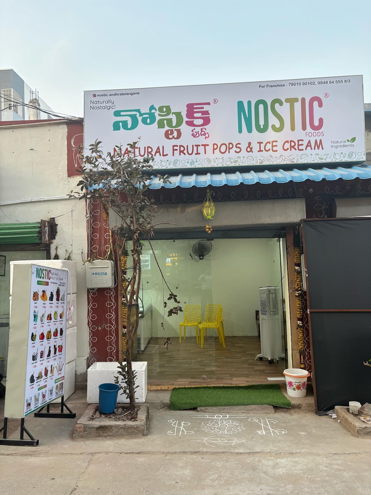 Nostic natural fruit pops and ice cream — photo by Nostic natural fruit pops and ice cream
