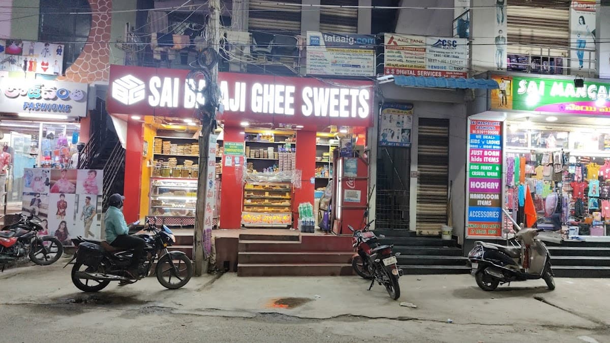 Sai Balaji Ghee Sweets — photo by Sai Balaji Ghee Sweets