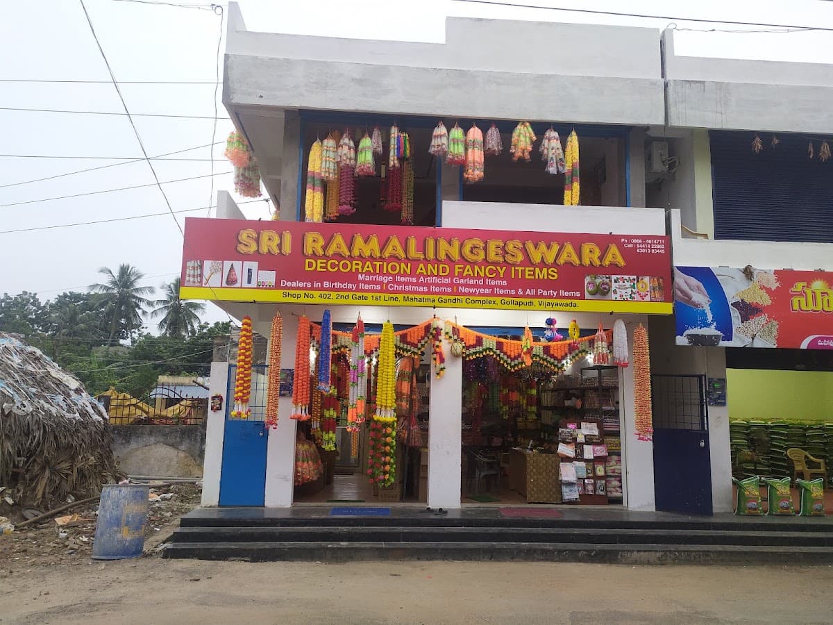 SRI RAMALINGESWARA DECORATIONS AND FANCY STORES — photo by Mora Durga Harinadh Reddy