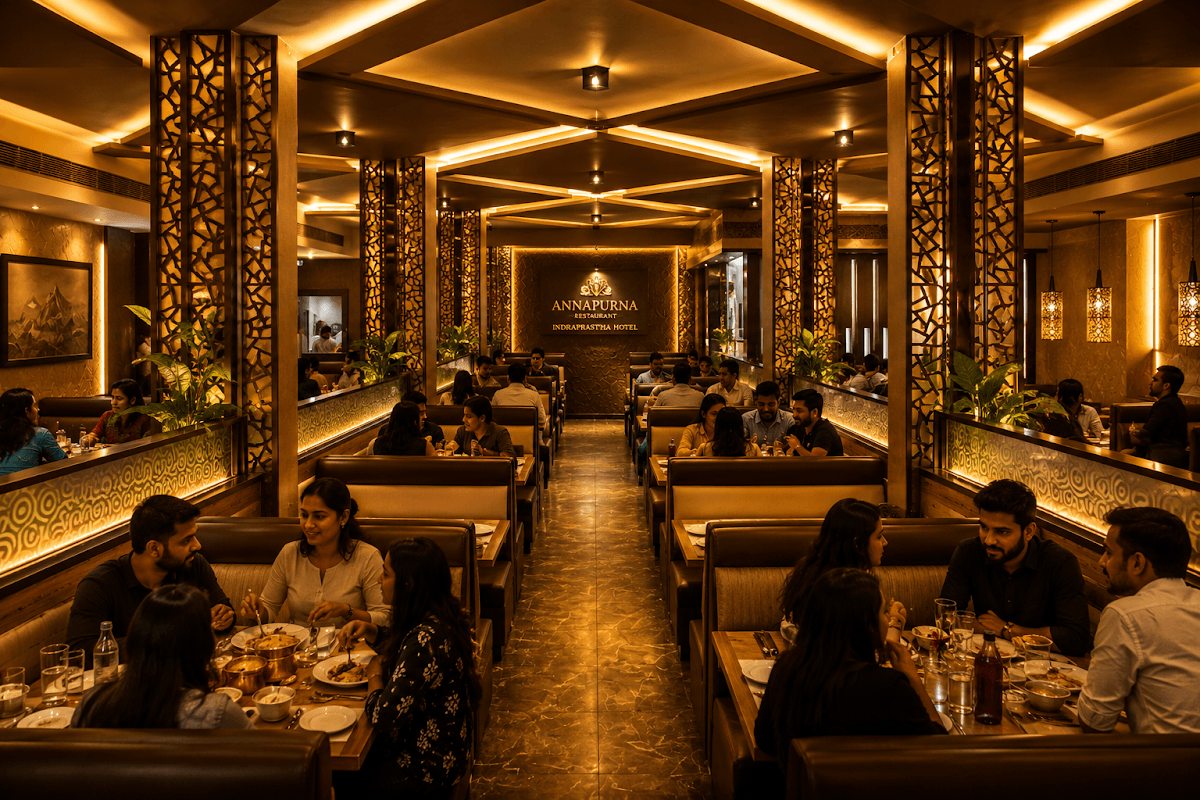 Annapurna Restaurant (Hotel Indraprasttha) — photo by Annapurna Restaurant (Hotel Indraprasttha)