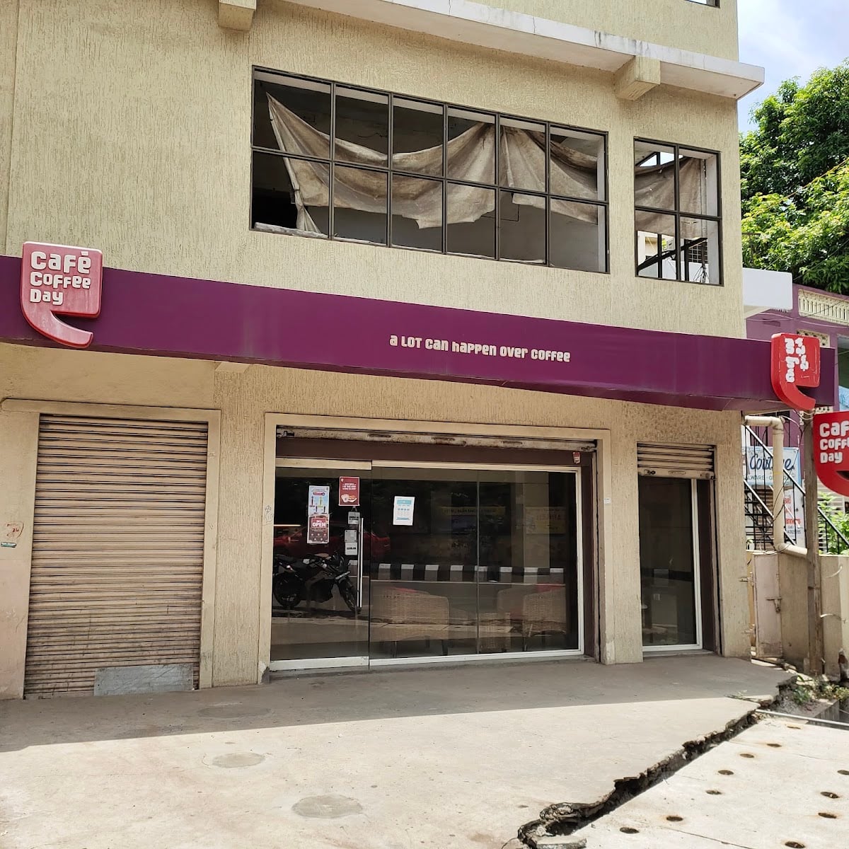 Cafe Coffee day - Tikkal Road, — photo by Shakahari Journals