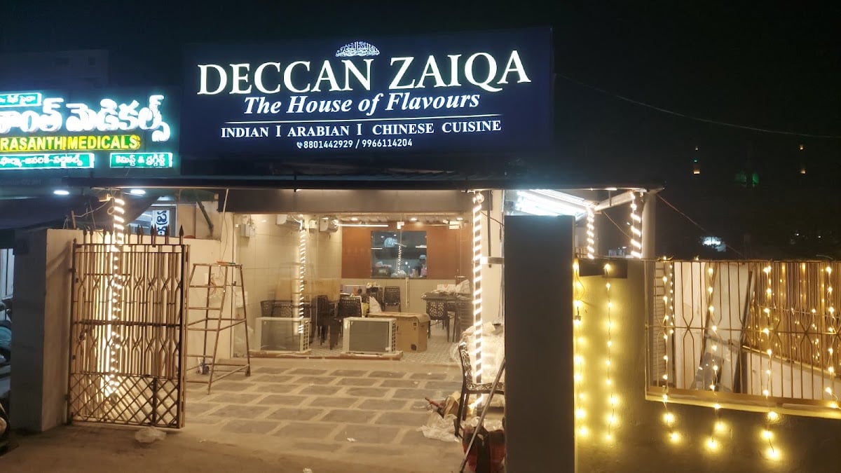 DECCAN ZAIQA THE HOUSE OF FLAVOURS — photo by Pathan Alikhan