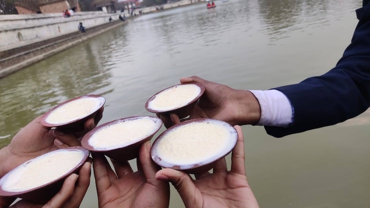 सिद्धपोखरी जुः जुः धौ — photo by Sushil Subedi