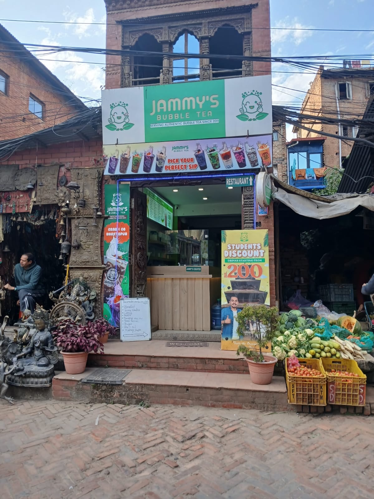 Jammy's Bubble Tea - Nyatapola, Bhaktapur — photo by Jammys Designer