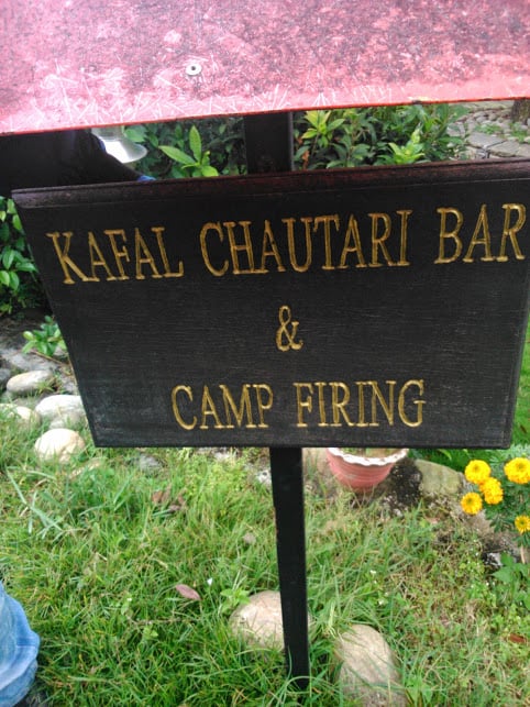 Kaafal Chautaari Bar and Camp Firing — photo by Sovita Dahal