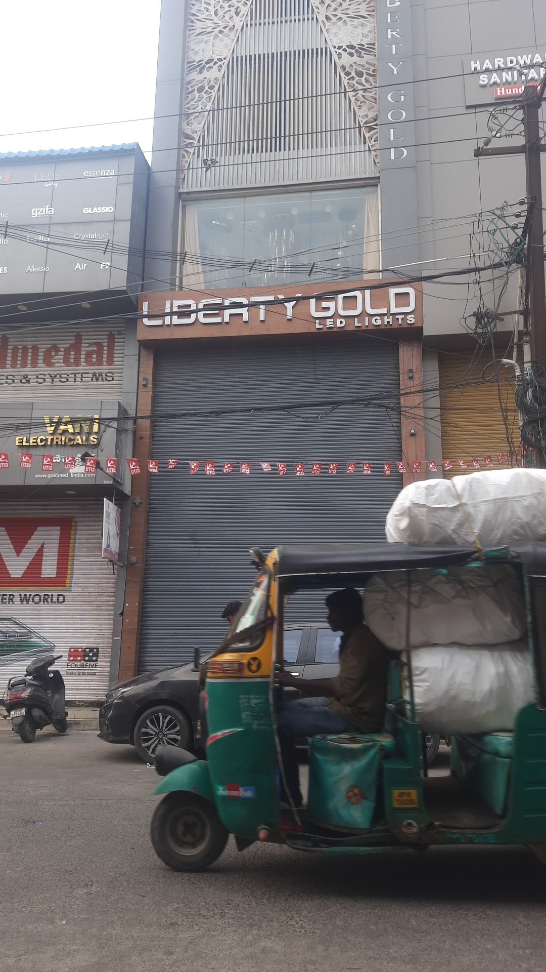 Liberty Gold Led Lights — photo by Dilipkumar Kalley