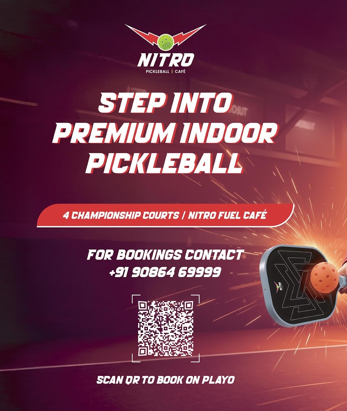 Nitro Pickleball & café — photo by Nitro Pickleball & café