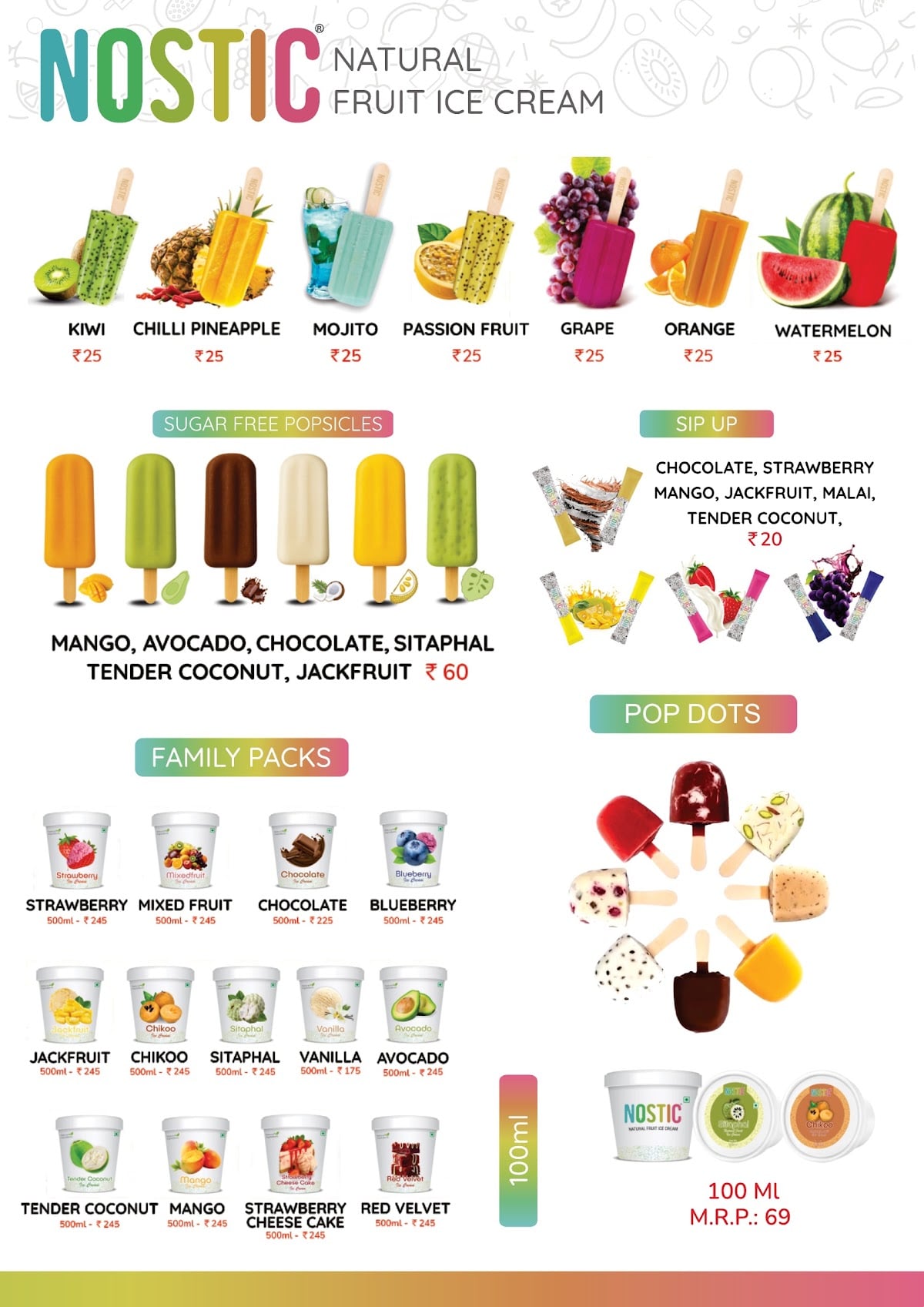 NOSTIC NATURAL FRUIT ICE CREAM — photo by NOSTIC NATURAL FRUIT ICE CREAM