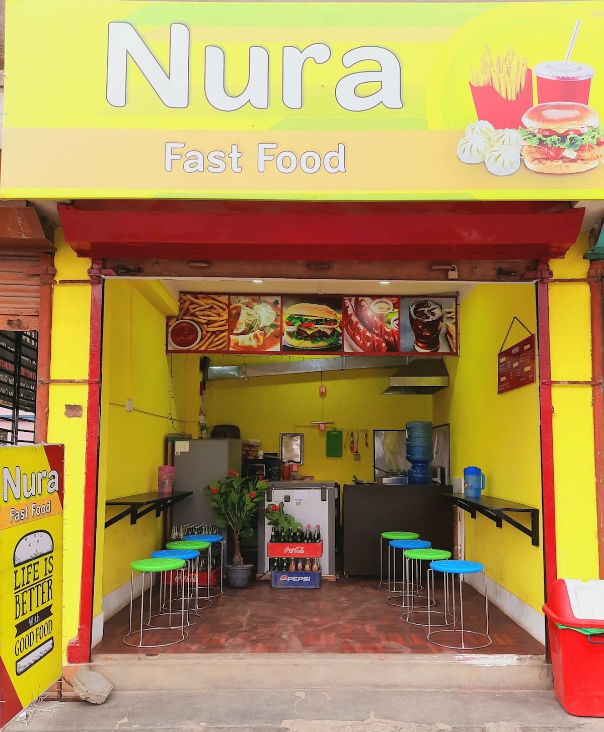 Nura Fast foods — photo by Pariksha Lamichhane