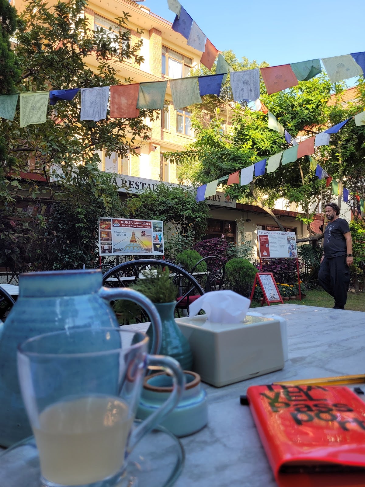 ROKPA Garden Restaurant - Best Restaurant in Boudha — photo by Laure S