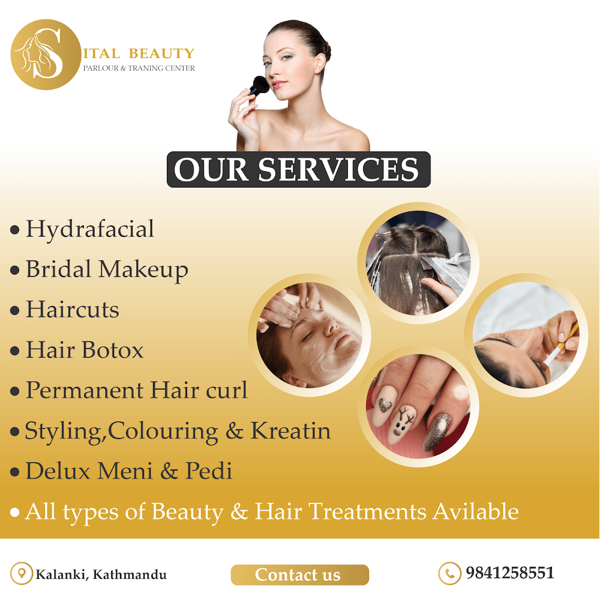 SITAL BEAUTY PARLOUR & TRANNING CENTER — photo by River Advertising Services