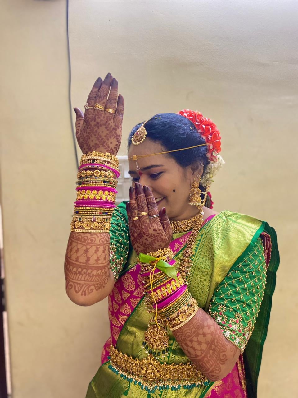 Sravanthi makeup artist guntur — photo by Sravanthi makeup artist