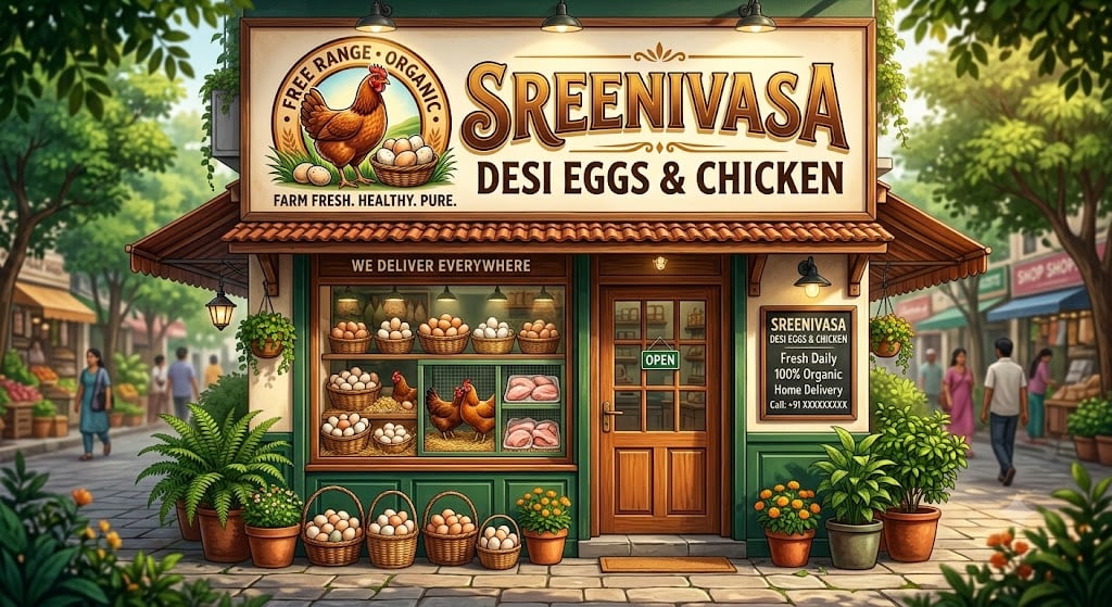 SREENIVASA DESI EGG'S & CHICKEN — photo by SREENIVASA DESI EGG'S & CHICKEN