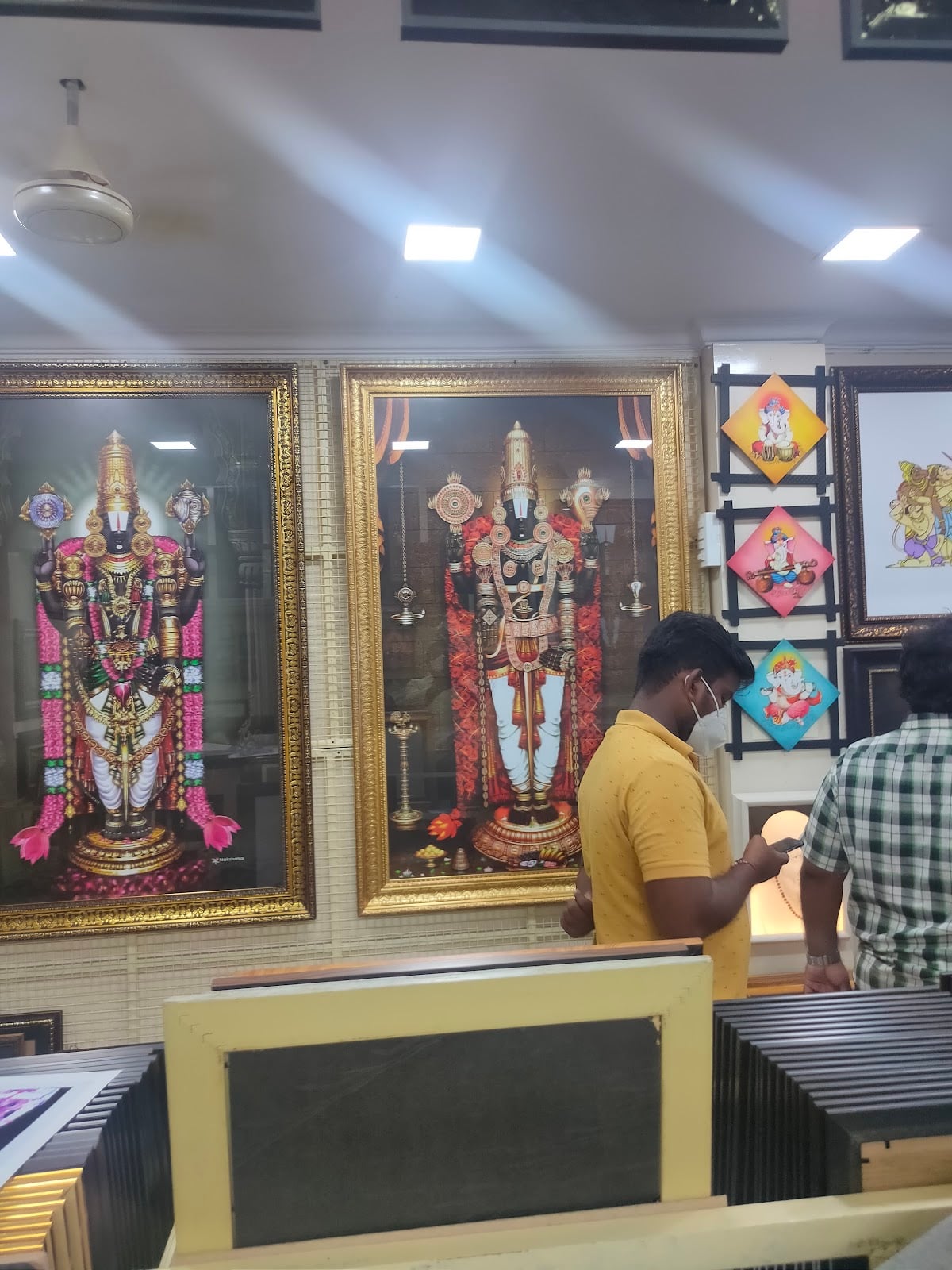 Sri Balaji Photo Frames — photo by Mahesh Nalluri