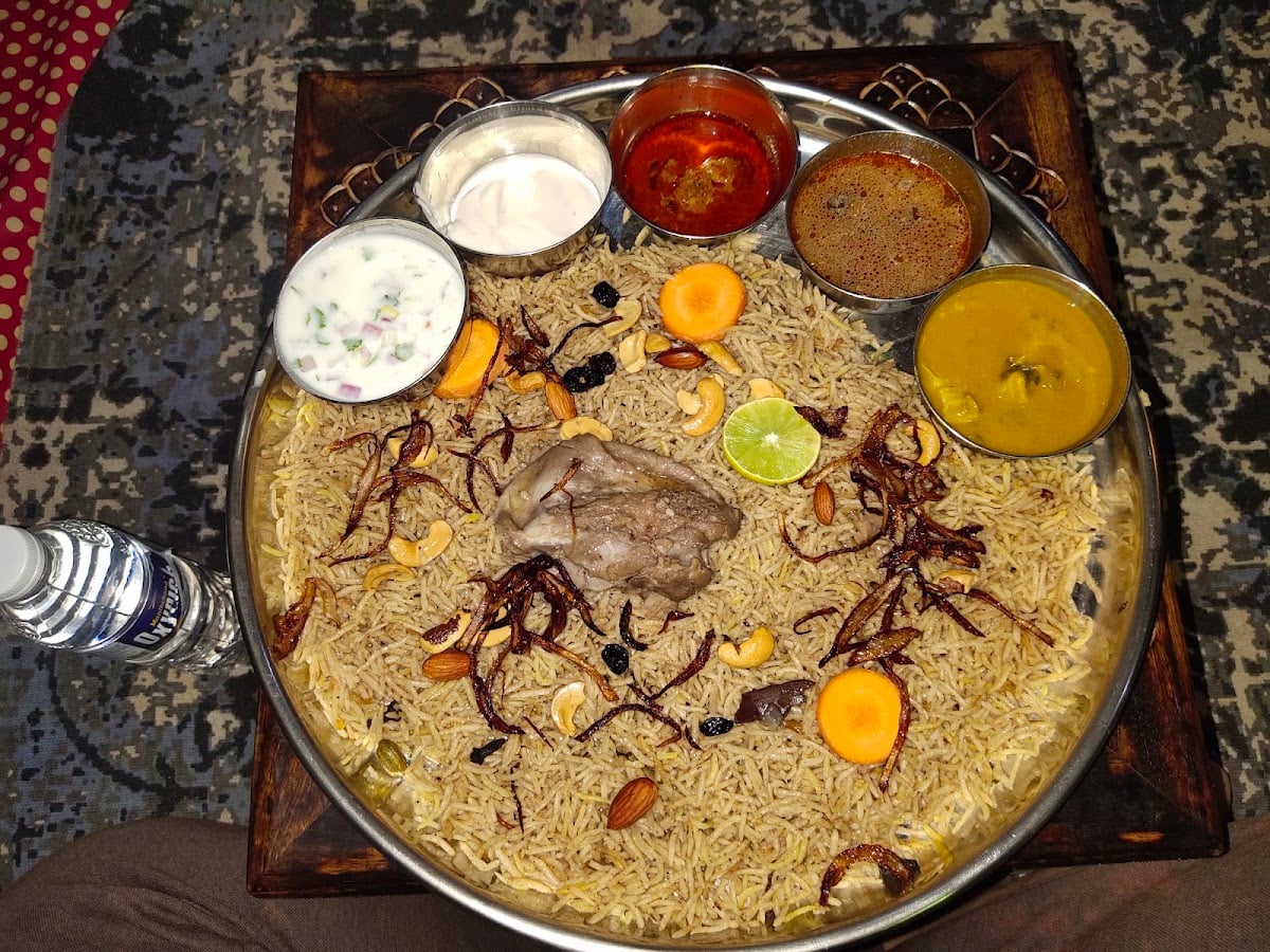Tawabul Haleem and mandi biryani — photo by Abdul Raheem Shaik