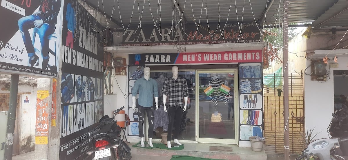 Zaara men's wear garments — photo by baji basha