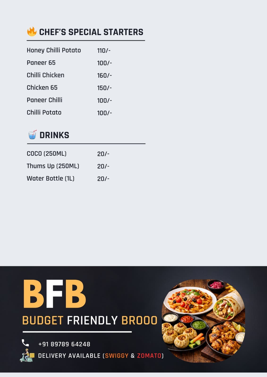 BFB Food Junction (Budget Friendly Brooo) — photo by Pastor Pavan Babu - EA.Church