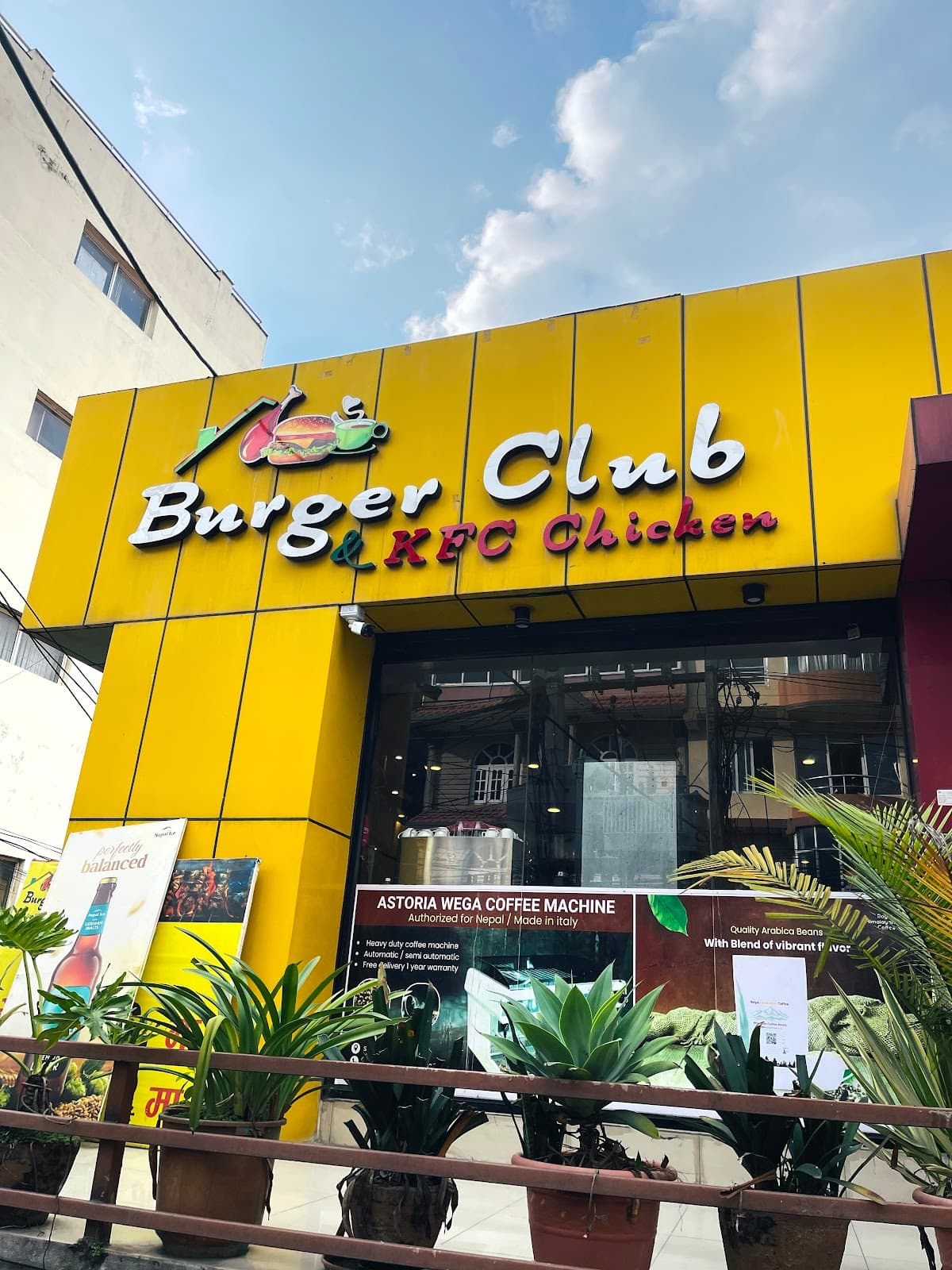 Burger Club And KFC Chicken — photo by Sudip Ghimire