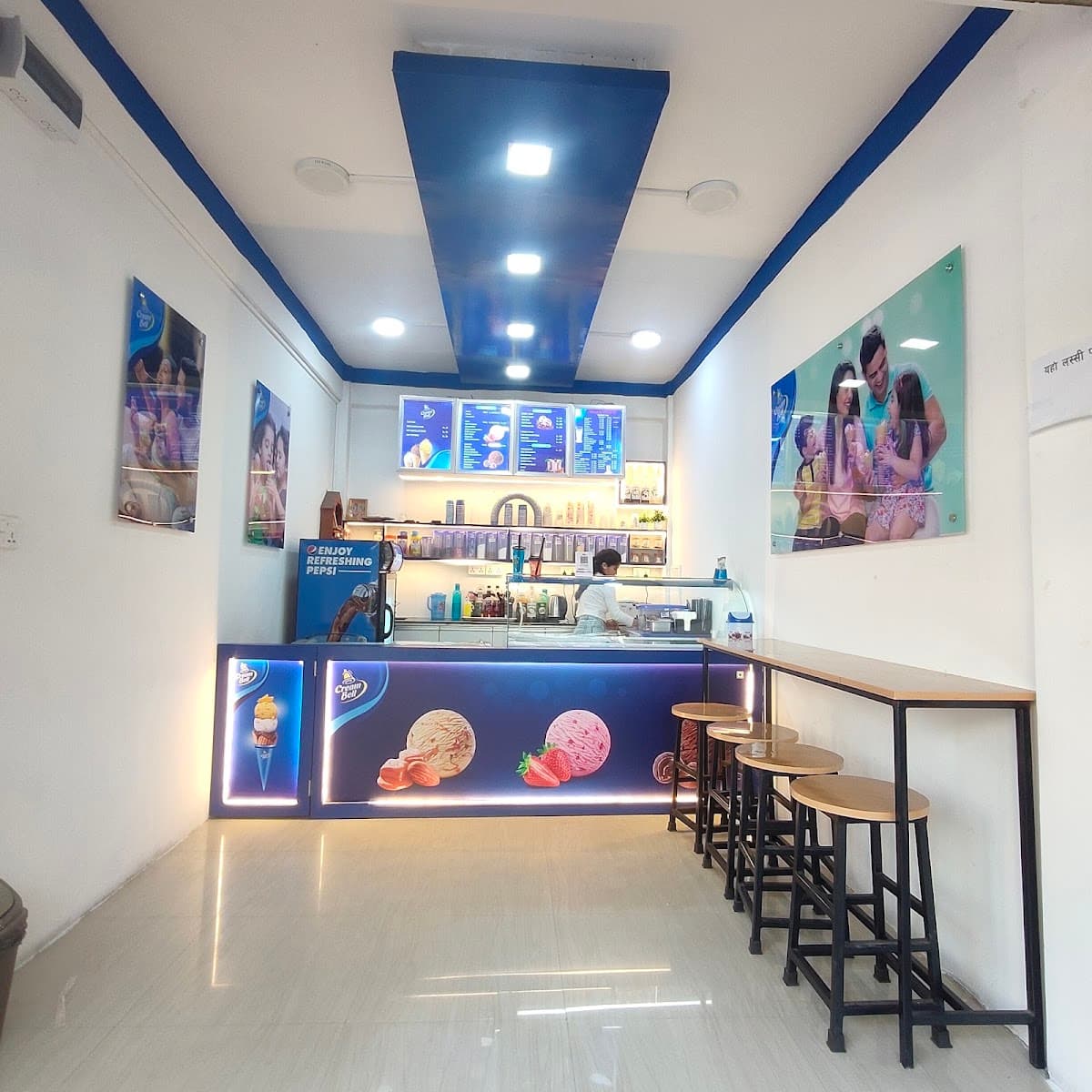 Creambell ice-cream parlour ( Star Pop's Bubble tea) — photo by Prakash Pant