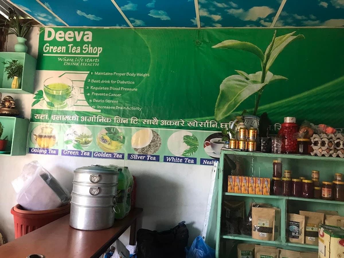 Deeva green tea shop — photo by sakura TV Nepal