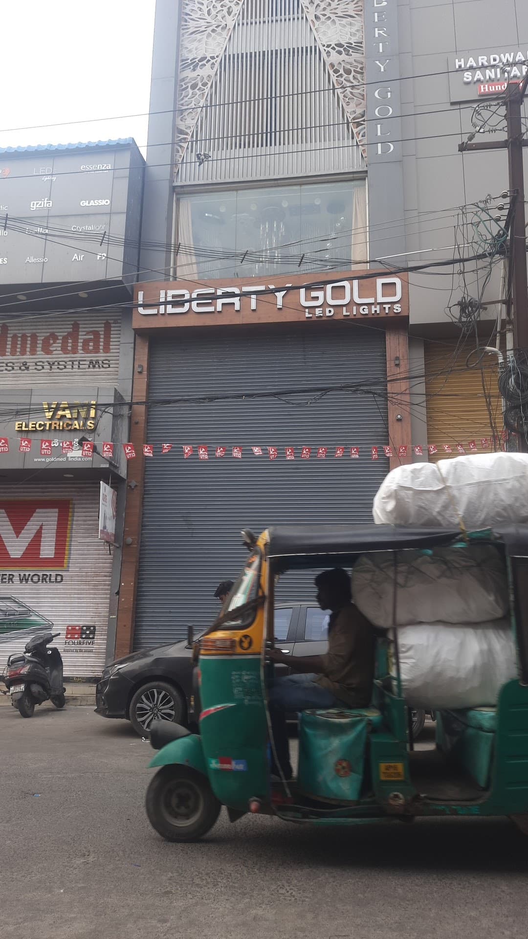 Liberty Gold Led Lights — photo by Dilipkumar Kalley