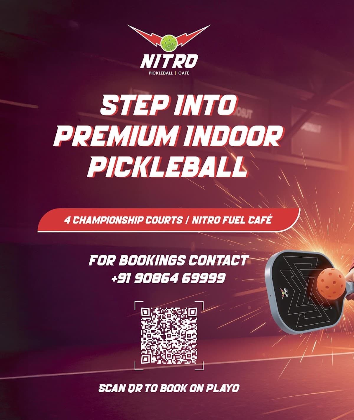 Nitro Pickleball & café — photo by Nitro Pickleball & café