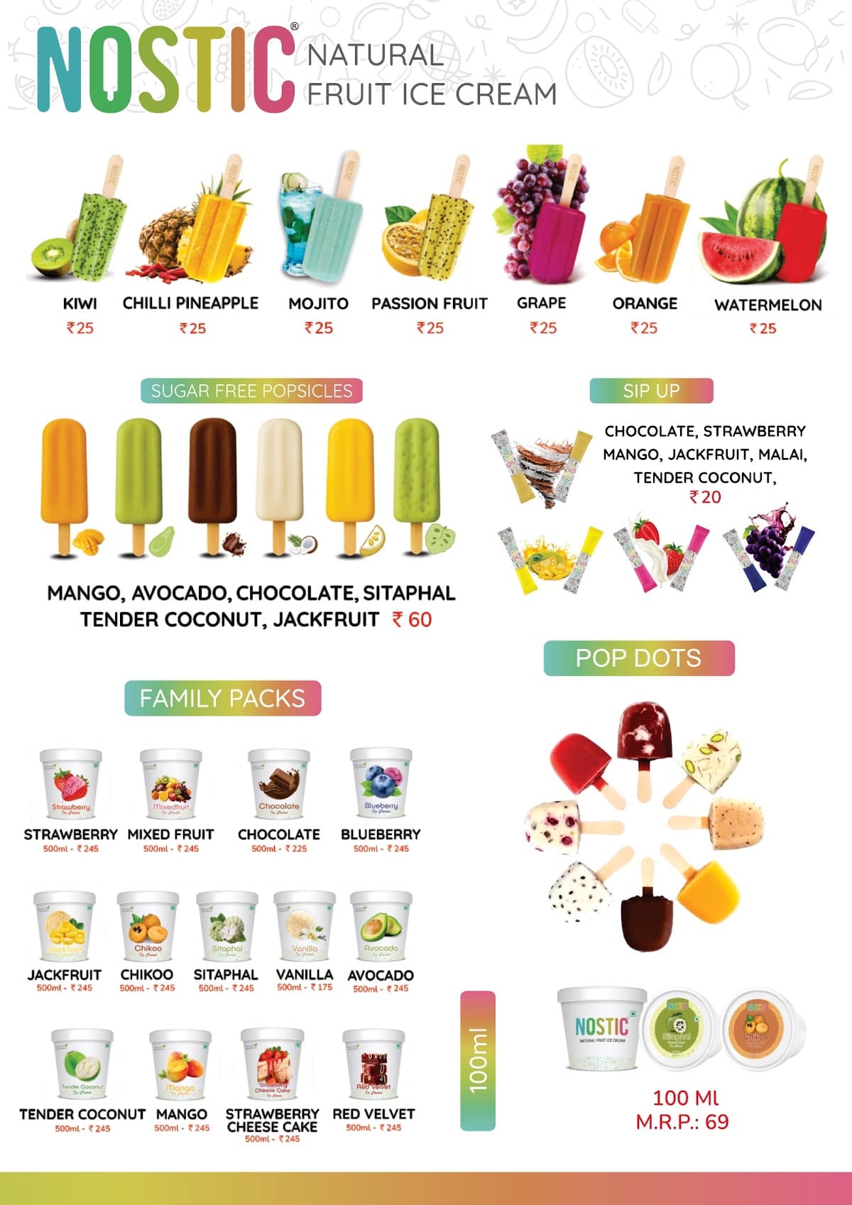 NOSTIC NATURAL FRUIT ICE CREAM — photo by NOSTIC NATURAL FRUIT ICE CREAM