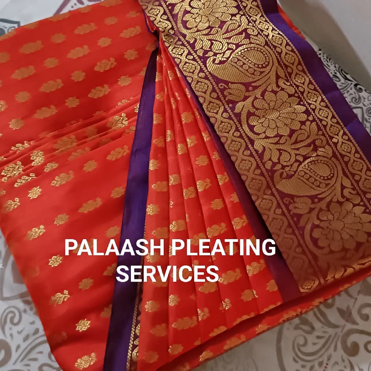 Palaash Saree Pre Pleating Services — photo by Palaash Saree Pleating Services