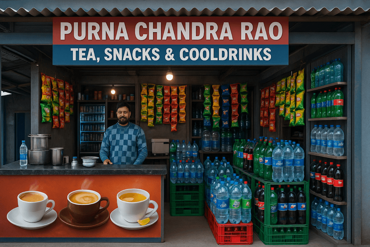 PURNACHANDRA RAO TEA & COOL DRINKS SHOP — photo by పూర్ణయ్య టీ స్టాల్