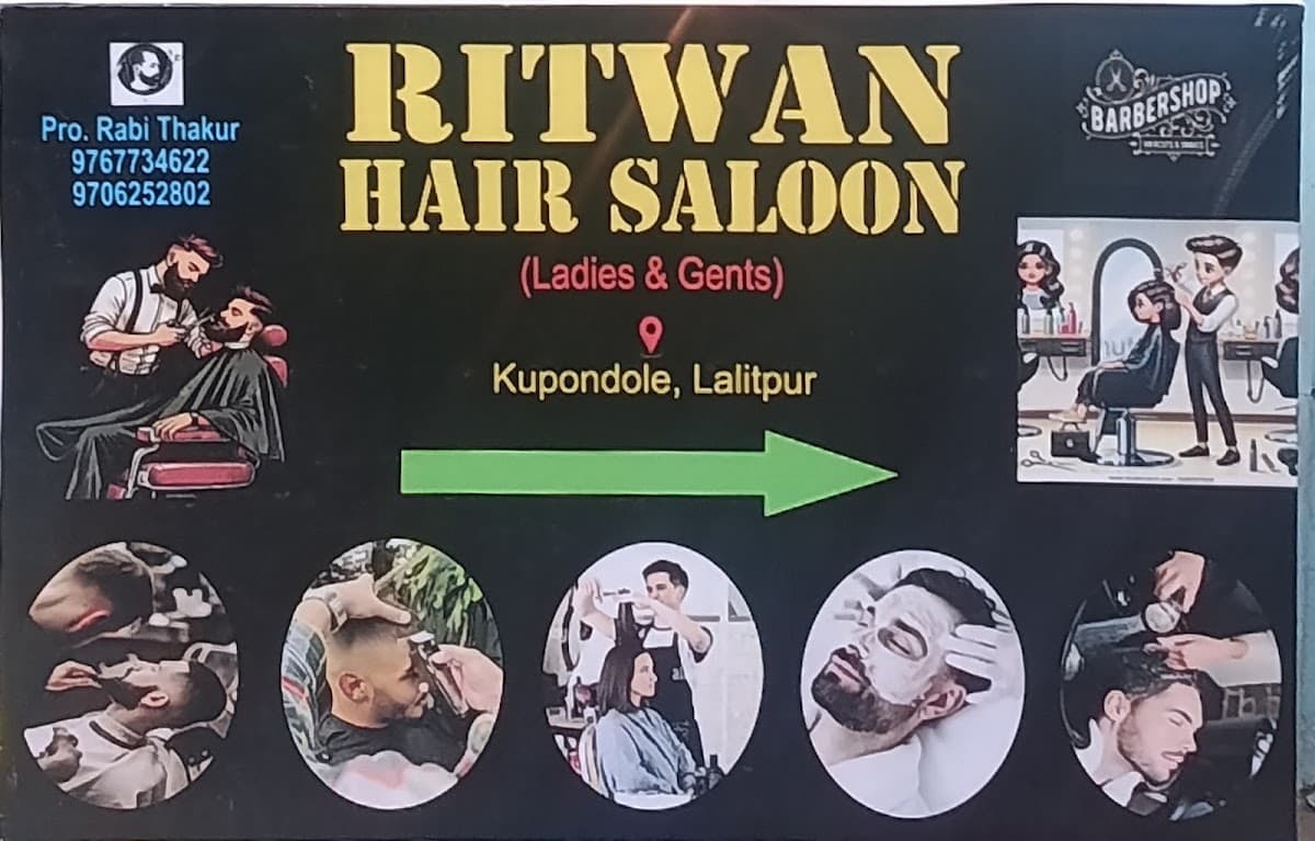 RITWAN HAIR SALOON — photo by Sabin Tamrakar