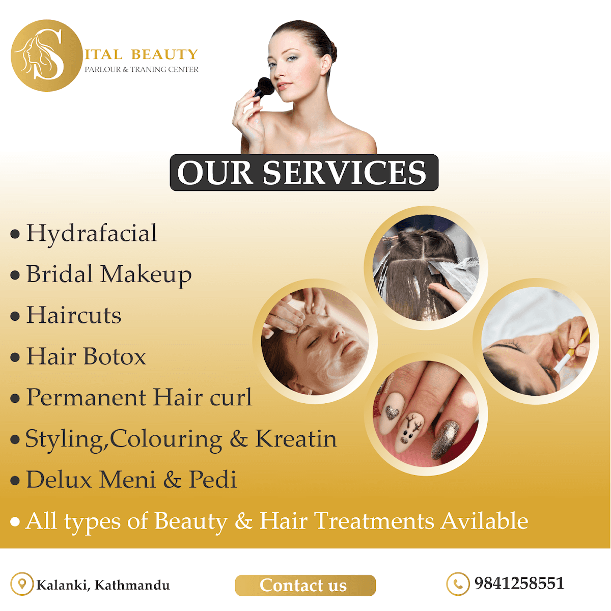 SITAL BEAUTY PARLOUR & TRANNING CENTER — photo by River Advertising Services