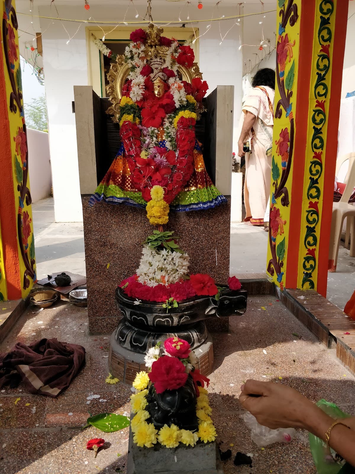 Sri Tapasamanyu Rudrarupa Panchamukha Hanuman, Shanishwara Temple — photo by chandra mouli